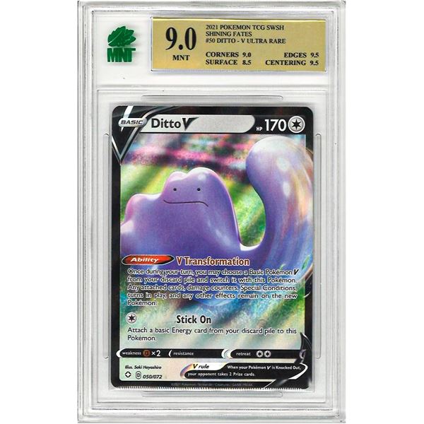 SR - Pokemon Greedent V Ultra Rare Shining Fates 053/072 Graded 8.5