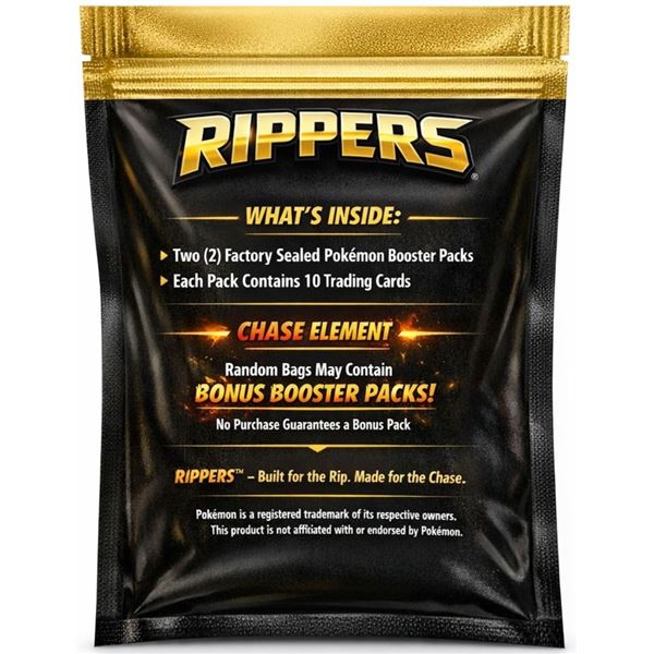 RIPPERS -Pokemon Boosters - 2 - Factory Sealed Boosters