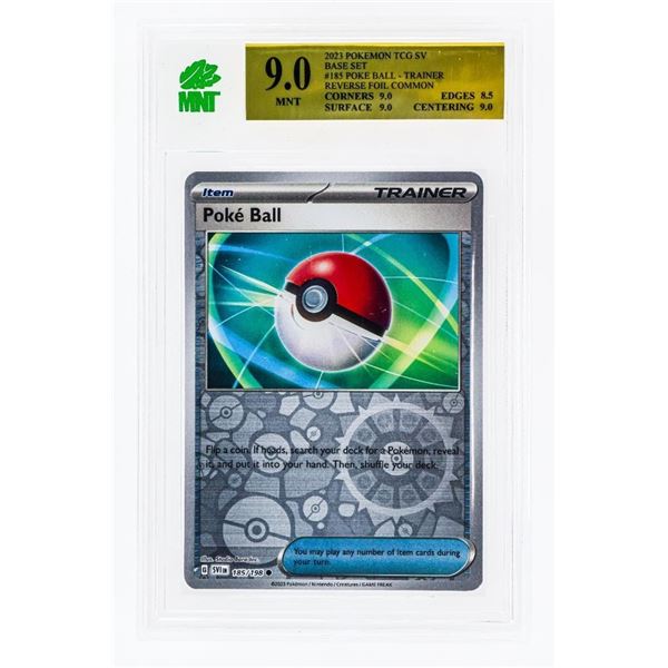 Poke Ball 185/198 Common Scarlet & Violet Pokemon Card 2023 Reverse Holo