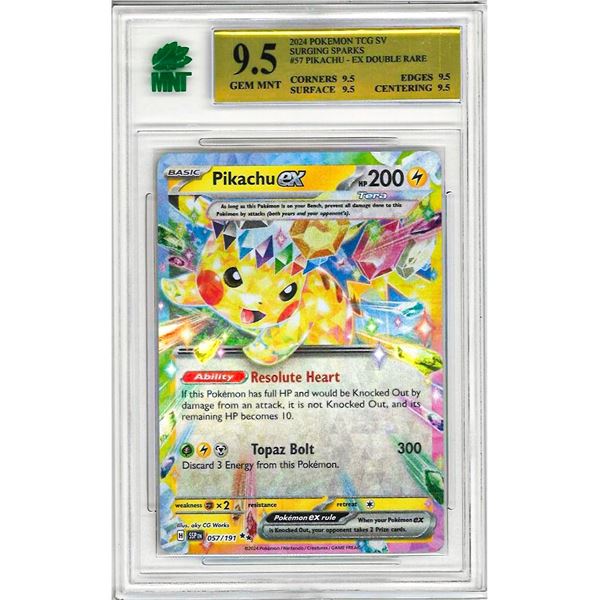 MR - Sylveon ex 086/191 Surging Sparks Double Rare Pokemon 086/191 graded 9.5