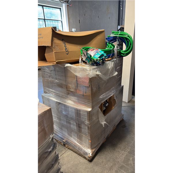 MIXED ITEMS INCL 15 ORBIT PORTABLE COBRA MIST STAND 3 BOXES AND GROTEK 0-6-4 PRECISION BLOOM 1L