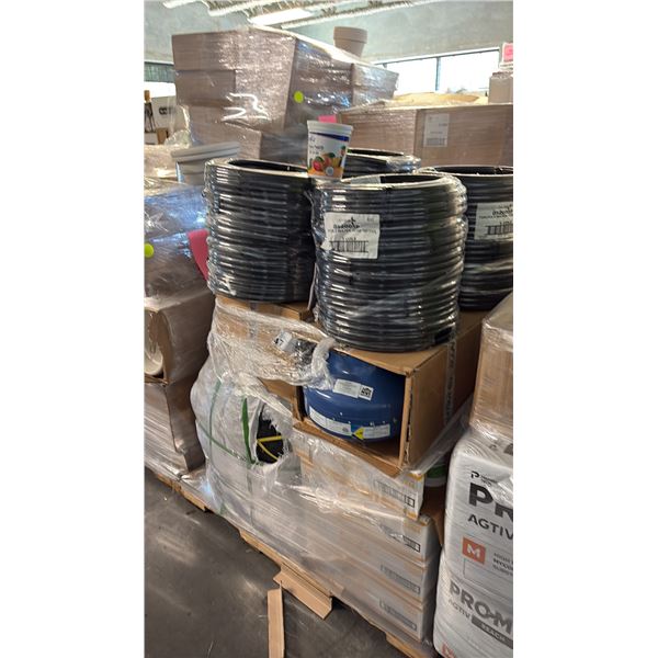 PALLET OF MIXED ITEMS INCL VENTS VKMS 200 HIGH-PERFORMANCE 8-INCH IN-LINE CENTRIFUGAL METAL DUCTFANS