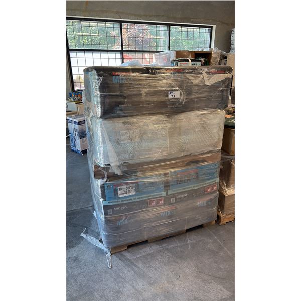 PALLET OF SUN GRO SUNSHINE MIX #4 PROFESSIONAL GROWING MIX 107 LITER PEAT-PERLITE GROWING MEDIUM