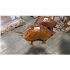 Image 1 : RUSTIC METAL ARMADILLO GARDEN SCULPTURE