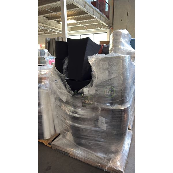 PALLET OF DECORATIVE PLASTIC PLANTERS INCL JAPI GARDEN 45 CM WIDTH PLANTER