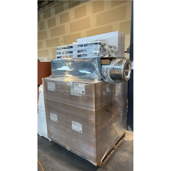 PALLET OF MIXED ITEMS INCL GRODAN GRO-BLOCKS HUGO 6" AND AIR CARBON FILTER