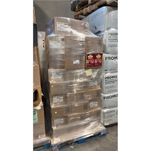 PALLET OF WILSON MOUSE OUT RAT & MOUSE KILLER RODENTICIDE USED NATURAL CORN CELLULOSE 12X360G