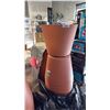 Image 1 : ~18PC ORIGIN POT 22.6" TERRACOTTA ROLLING PLANTERS BY DEROMA