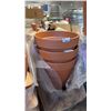 Image 1 : 3 DEROMA VASO MAGNO 78 CM. LARGE CLASSIC ITALIAN-MADE TERRACOTTA CLAY PLANTERS