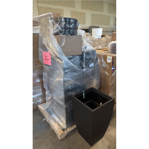 MIXED PALLET INCL JAPI GARDEN DECORATIVE PLANTER SETS AND RAINDRIP 1/4 IN PRESET HOSES