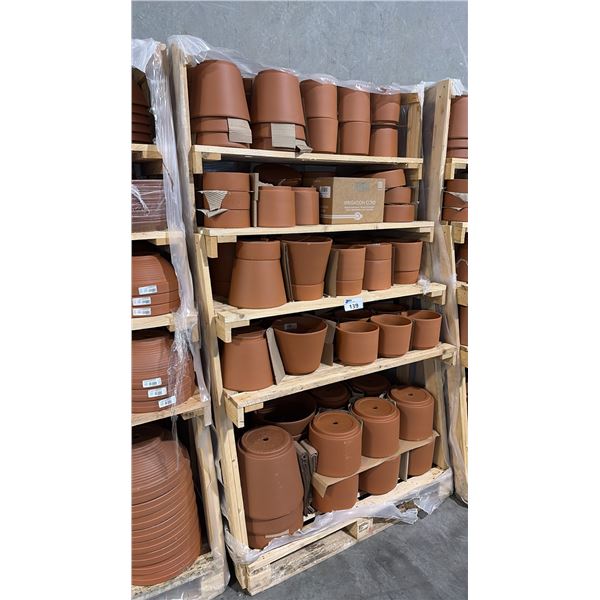 BULK TERRACOTTA POTS INCL MODUL'O NATURAL ITALIAN-MADE TERRACOTTA CLAY PLANTER