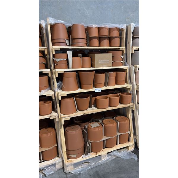 BULK TERRACOTTA POTS INCL MODUL'O NATURAL ITALIAN-MADE TERRACOTTA CLAY PLANTER