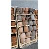 Image 1 : BULK TERRACOTTA POTS INCL VASO EGG POT ITALIAN-MADE TERRACOTTA CLAY PLANTER