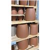 Image 2 : BULK TERRACOTTA POTS INCL VASO EGG POT ITALIAN-MADE TERRACOTTA CLAY PLANTER