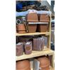 Image 3 : BULK TERRACOTTA POTS INCL RIDGE BOWL 9.1" CLASSIC, ITALIAN-MADE TERRACOTTA CLAY PLANTER