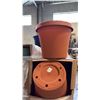 Image 2 : ASSORTED PLASTIC PLANTERS IN DIFFERENT COLORS INCL 10" TERRA BASIL PLANTER AND MORE