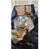 Image 1 : PALLET OF MIXED ITEMS INCL AMTURF ULTRA NU-STRAW TWICE-CUT PROCESSED NATURAL STRAW  MULCH ~15 BALES,