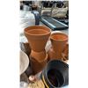 Image 2 : PALLET OF POTS INCL DEROMA CIOTOLA LISCIA TERRACOTTA LOW-BOWL PLANTER POT AND MORE