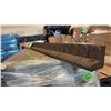 Image 2 : FLEXIBLE, DIG-FREE GARDEN EDGING MADE FROM 98% RECYCLED RUBBER INCL 3.25"X48" ROMAN STONE BORDER