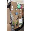 Image 1 : MIXED ITEMS INCL ASSORTED WATERING CANS, BIG BUG NETTING, CONTRACTOR LANDSCAPE FABRIC