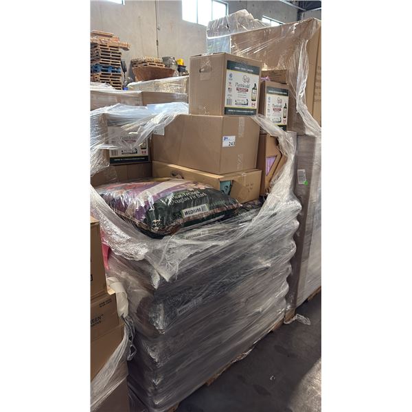 MIXED ITEMS INCL ORCHID BARK NATURAL GROWING MEDIUM MADE FROM THE BARK OF CONIFEROUS TREES ~30 BAGS,