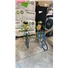 Image 1 : FROGS ON-BIKE WROUGHT-IRON GARDEN SCULPTURES