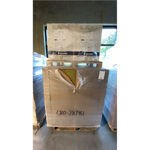 GRODAN PRODUCTS INCL GR40 NO HOLE GRO-BLOCK IMPROVED UNI-BLOCK 8" X 8" X 4" STONEWOOL (ROCKWOOL)