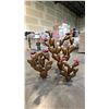 Image 1 : CACTUS WITH FLOWERS 3-PIECE SET GARDEN SCULPTURES