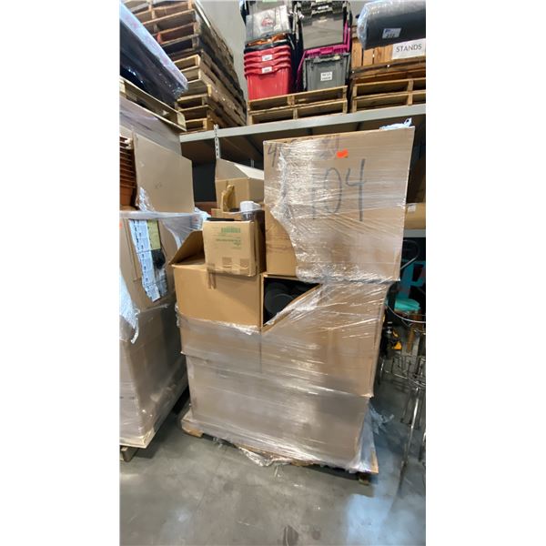 PALLET OF MIXED ITEMS INCL GROWIT COMMERCIAL COCO COIR, AUTOPILOT DEHUMIDIFYING HUMIDISTAT, NEOPRENE