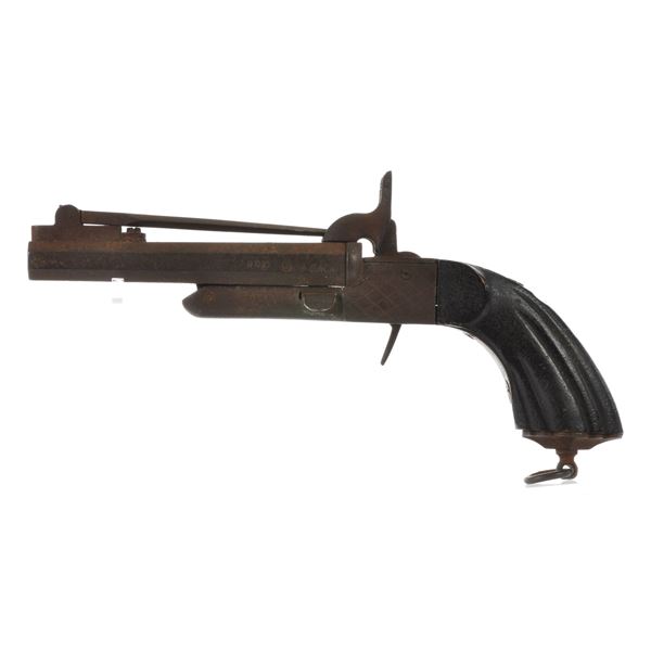 Belgian Double-Barreled Percussion Pistol