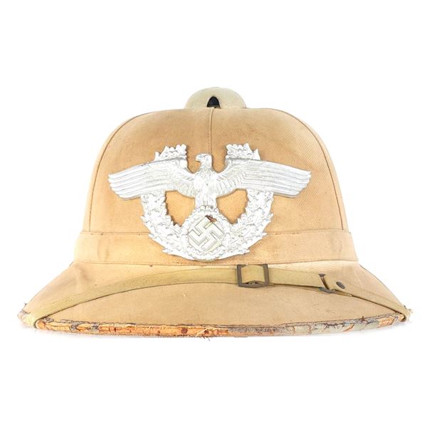 World War II German Navy Kriegsmarine Pith Helmet