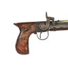 Image 4 : Saw Handled Percussion Pistol Signed FH Brown, Mass
