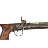 Image 6 : Saw Handled Percussion Pistol Signed FH Brown, Mass