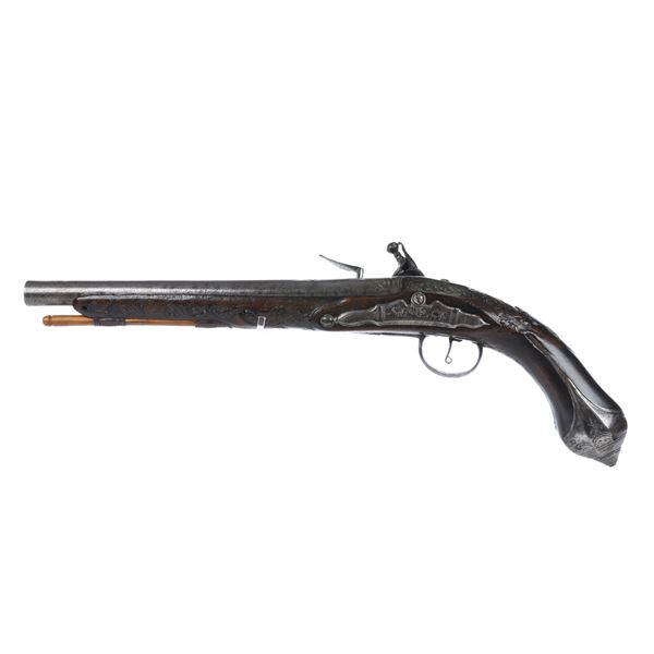 18th Century Flintlock Black Powder Pistol