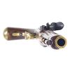 Image 12 : J. Sharpe Brass Barrel Tower Flintlock Pistol