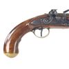 Image 7 : J. Sharpe Brass Barrel Tower Flintlock Pistol
