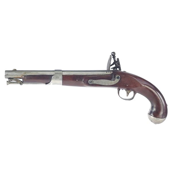 1822 Model Simeon Military .54 Cal Flintlock Pistol