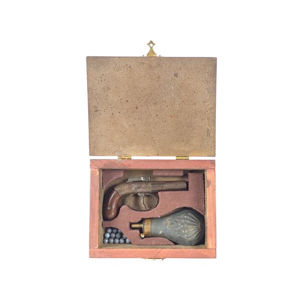 Allen & Wheelock ca. 1860 Muff Pistol w/Case