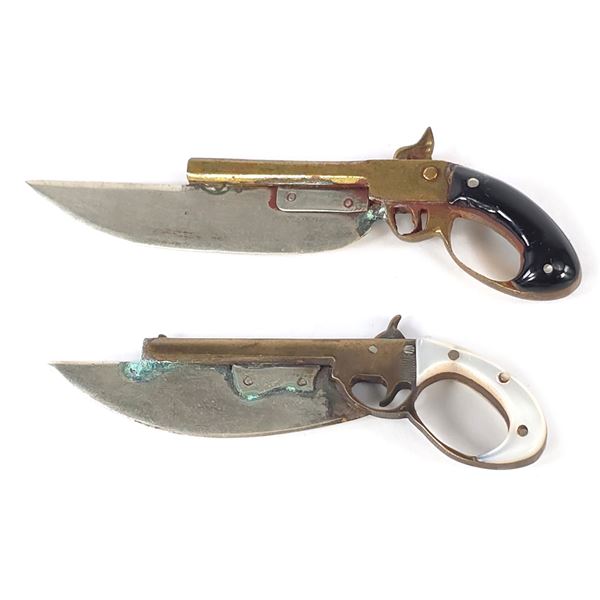 (2) Mini Cutlass Pistol Replicas