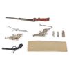 Image 2 : (9) Assorted Mini Replica Guns