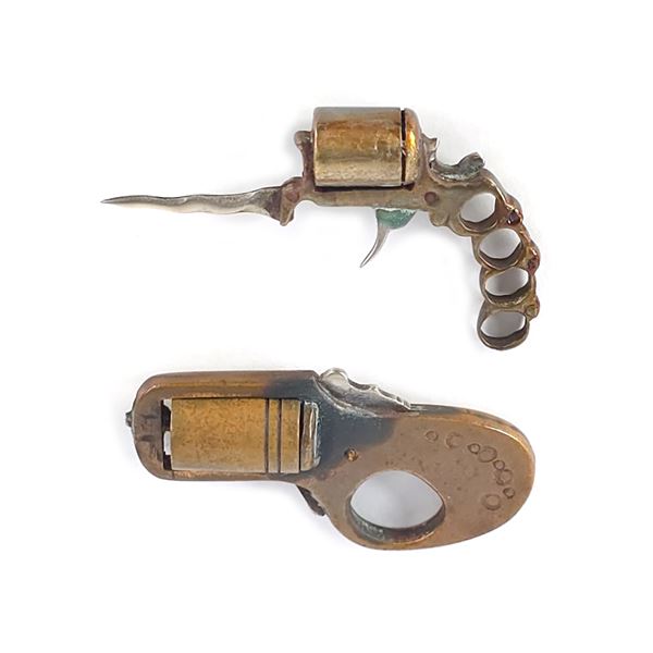 (2) Mini Knuckle Duster Revolvers