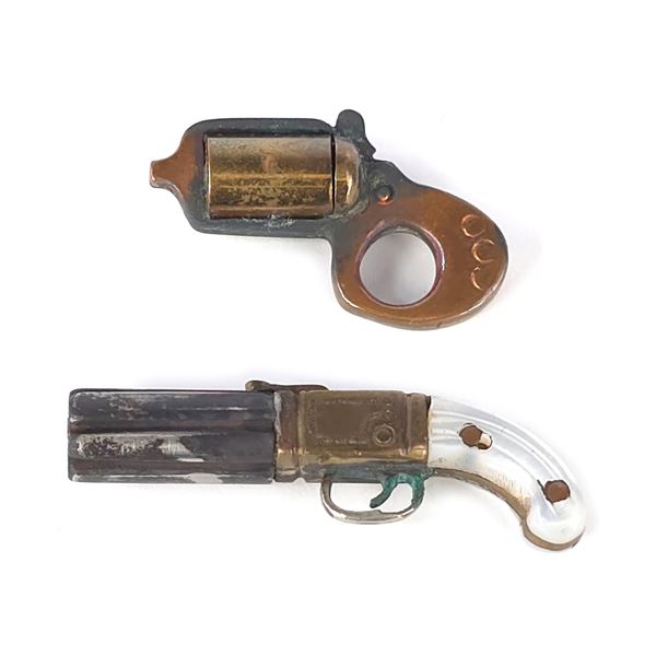 (2) 6 Shot Pepperbox & Knuckle Duster Mini Replicas
