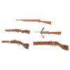 Image 1 : (5) Assorted Mini Replica Guns