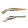 Image 3 : (2) Mini Replica Revolver & Pearl Handled Pistol