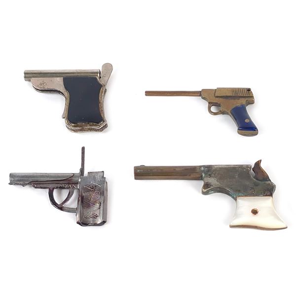 (4) Mini Replica Pistols