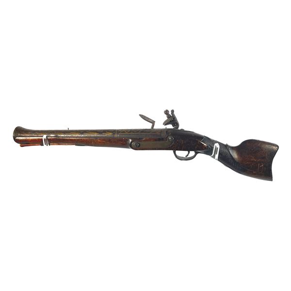 Moroccan Style Blunderbuss with Golden Inlays