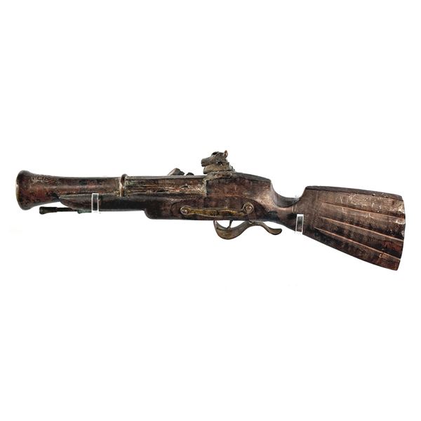 Primitive Blunderbuss with Crest on Barrel