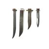 Image 4 : (4) WWII Theater Knives Acrylic Wood Handles 1 Sheath