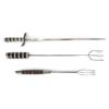 Image 1 : (3) WWII Theater Knife & BBQ Fork Lot Acrylic Handles