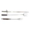Image 2 : (3) WWII Theater Knife & BBQ Fork Lot Acrylic Handles